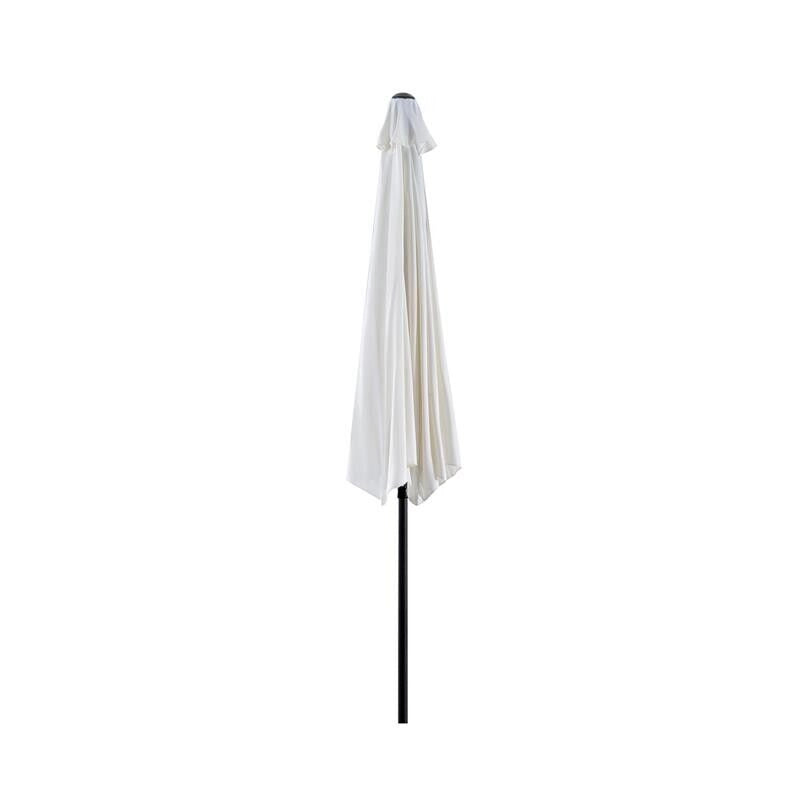 OMBRELLONE SEMICIRCOLARE IMPERMEABILE 269 X 138 X 236 CM BIANCO