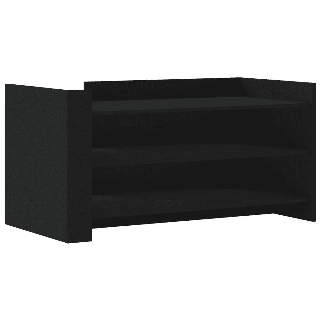 Tavolino da Salotto Nero 100x50x50 cm Legno Multistrato