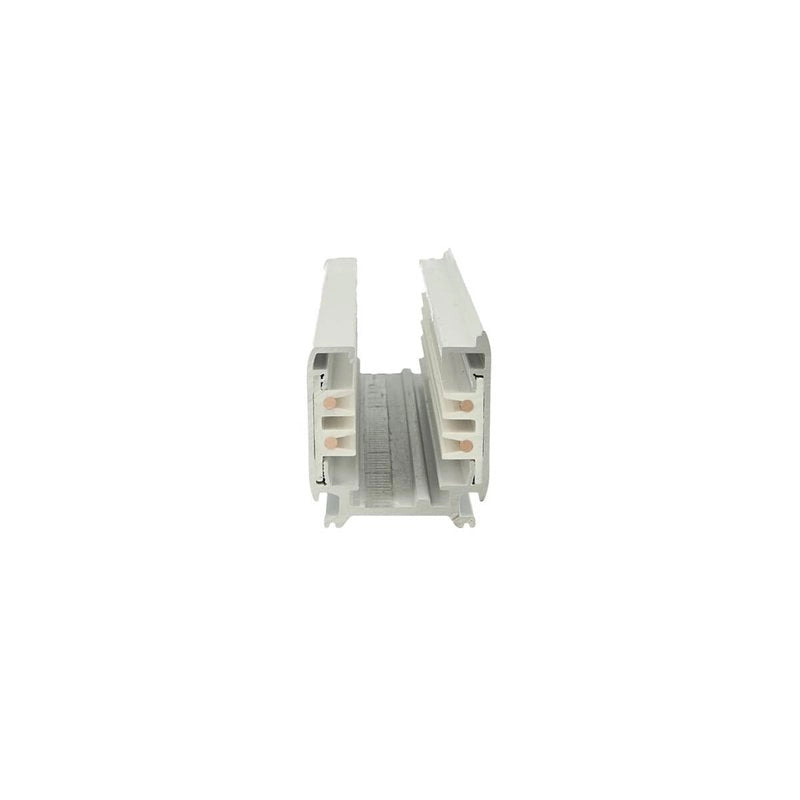 Sistema Illuminazione Binario Trifase Bianco, Binario Connettori Giunti Accessori (Binario 3M)