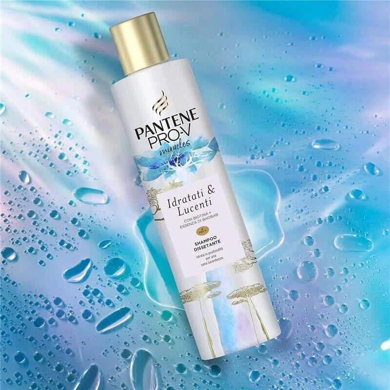 PANTENE PRO-V MIRACLES IDRATATI & LUCENTI CON BIOTINA+ESSENZA DI BAOBAB SHAMPOO DISSETANTE 225 ML