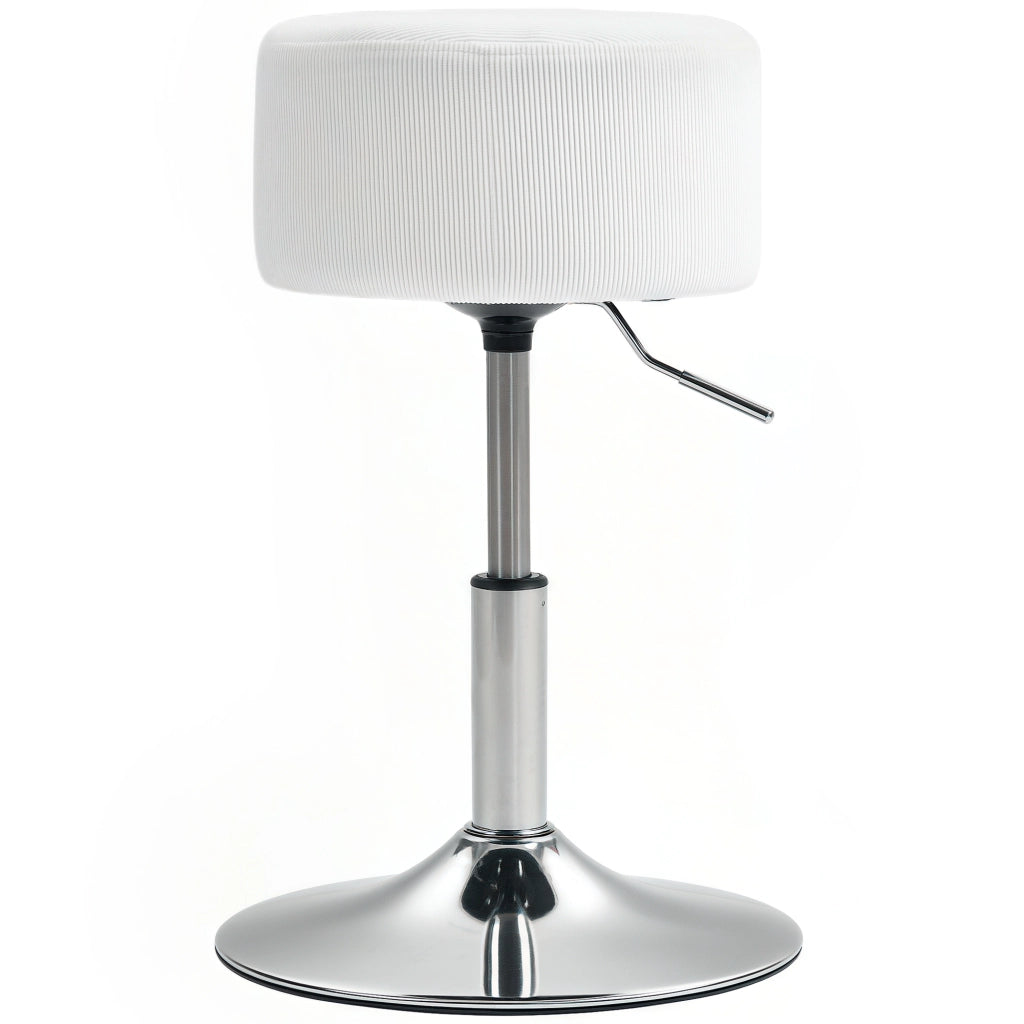 Sgabello da Cucina Regolabile in Altezza ¨C zephmum ¨C Bianco 52-66 cm