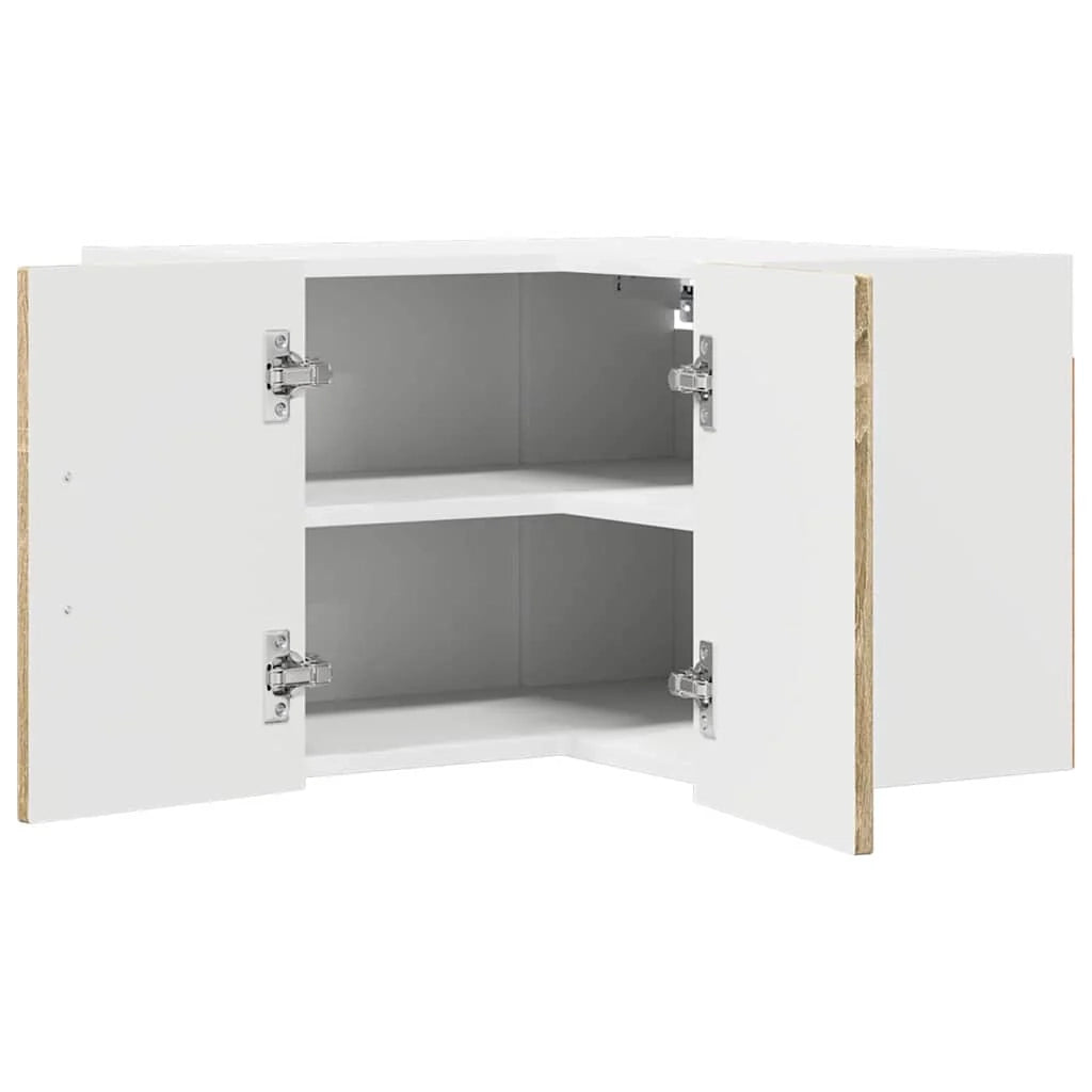 Mobile da cucina moderno con pratici scomparti 57 x 57 x 40 cm realizzato in legno ingegnerizzato di rovere Sonoma 02_0053976