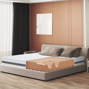 Materasso Singolo 95x210 cm in Memory Antibatterico | Altezza 25 cm | Rivestimento 3D Air in Fibra Ipoallergenica | Materasso Ortopedico a 7 Zone Differenziate Termosensibili