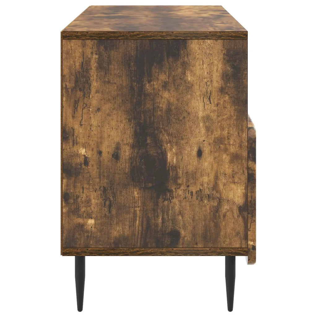 Mobile TV Rovere Fumo 102 x 34,5 x 50 cm Legno ingegnerizzato 894450