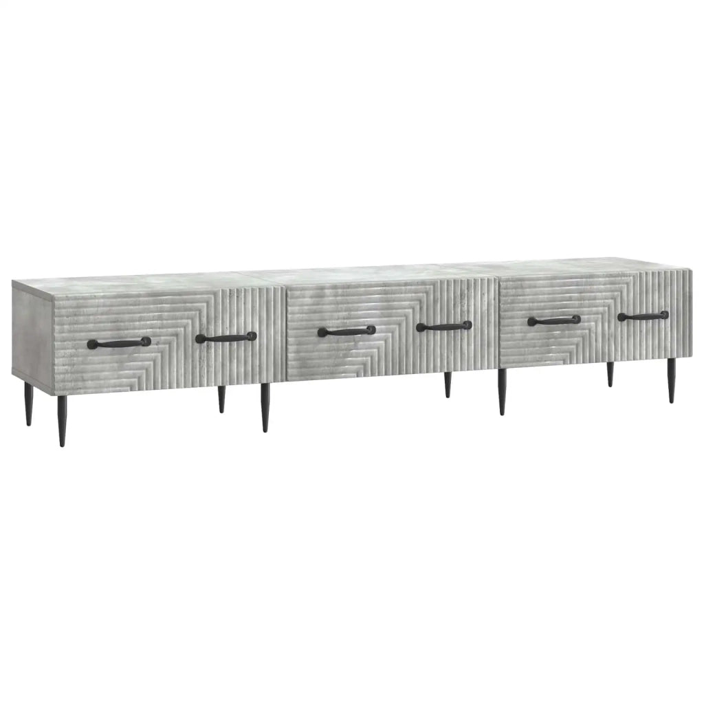 Mobile TV con cassetto Grigio Cemento 147 x 34,5 x 30 cm