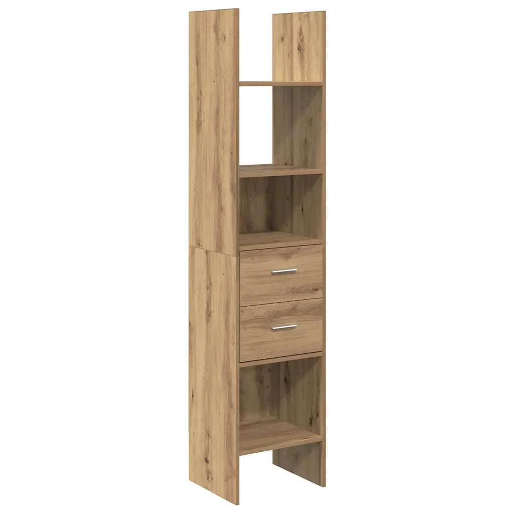Armadio per Libri rovere artigianale 40 x 35 x 180 cm 875440