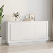 Credenza Bianca 102x35x55 cm in Legno Multistrato 831885