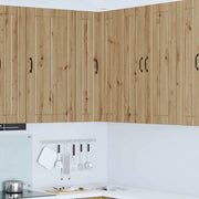 Mobile angolare per parete LUCCA Rovere Artigianale