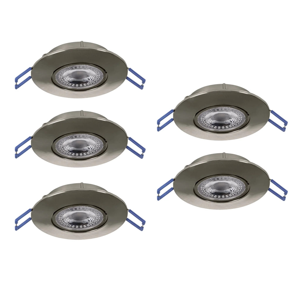Faretto Incasso Moderno Gedrez Plastiche Grige Trasparente Led 4,9W 2600Lm Ip20
