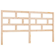 Testiera | Testata per Letto 206x4x100 cm in Legno Massello di Pino