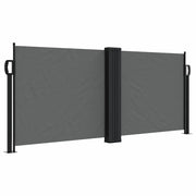 Tenda da Sole | Tenda parasole Laterale Retrattile Antracite 100x1000 cm