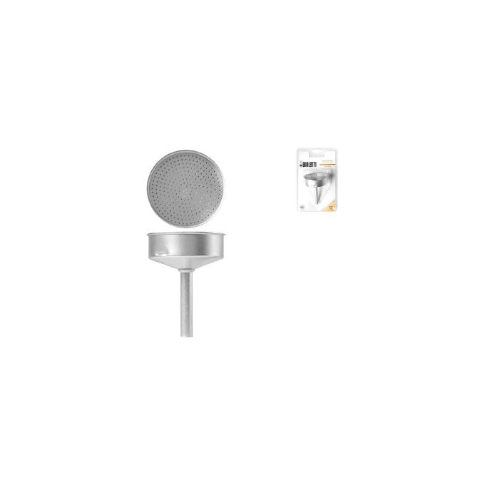 Bialetti Ricambi Include 1 Filtro a Imbuto Compatibile con Moka Orzo Express Bialetti 4 Tazze