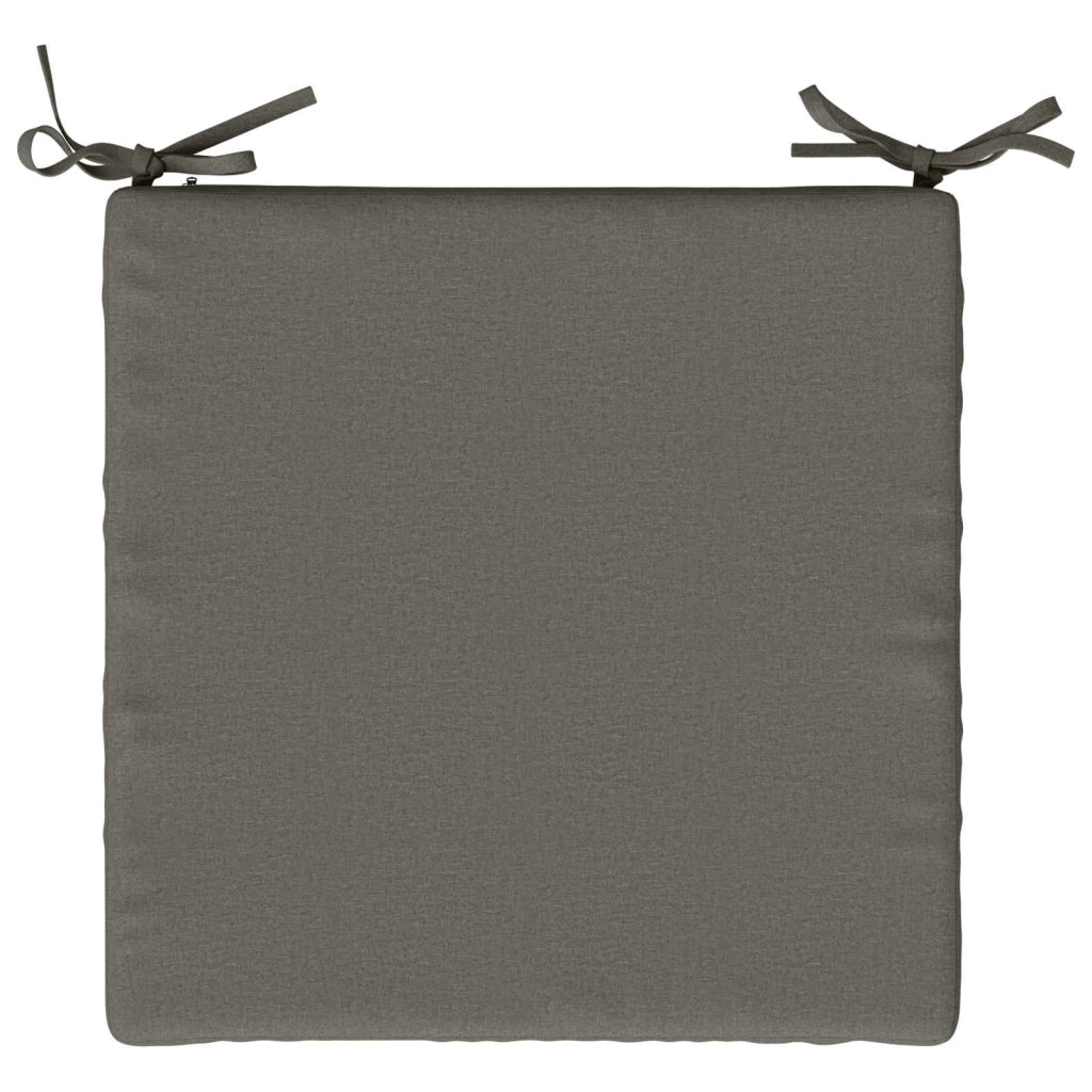 Cuscini per Sedia in 4 Pezzi SOEST 4 pz 100% Poliestere Grigio 944363