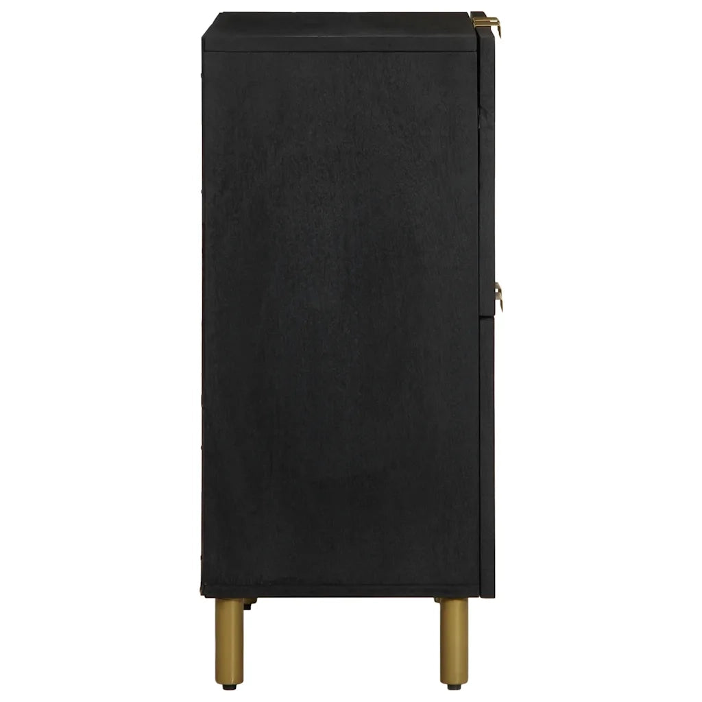 Credenza Nera 60x33x75 cm in Legno Multistrato 4017674