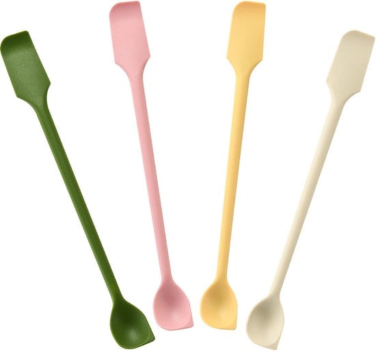 Set di schiacciatoi mini per cosmetici, set di schiacciatoi in silicone, schiacciatoi mini come spiedi, per utilizzo con contenitori di cibo, piccole bottiglie di crema e altri contenitori