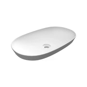 Lavabo ad incasso ovale allungato senza foro variant 60 x 36 cm