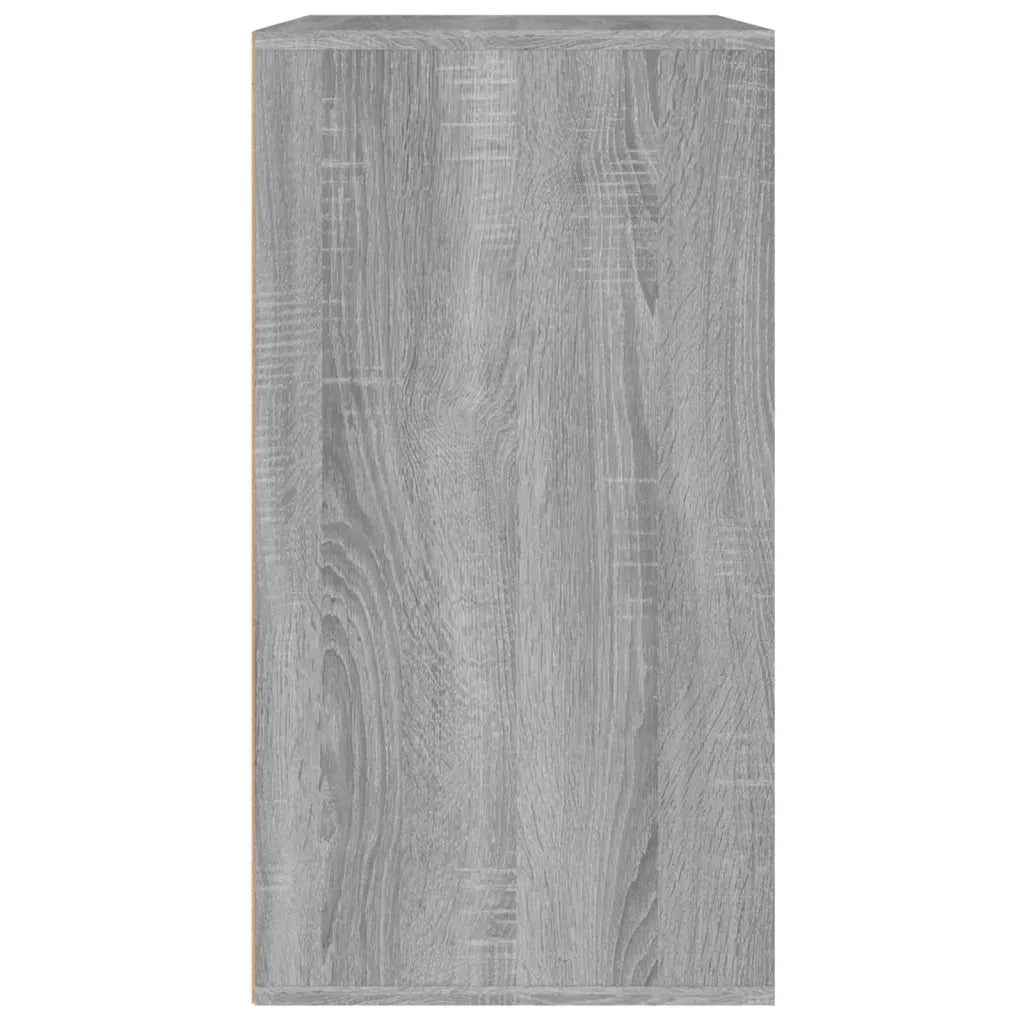 Armadietto Cosmetici Grigio Sonoma 80x40x75cm Legno Multistrato 820503