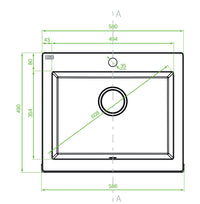 Lavello a Vasca Singola con Flangia Visibile– Eleganza e Funzionalità per la Tua Cucina