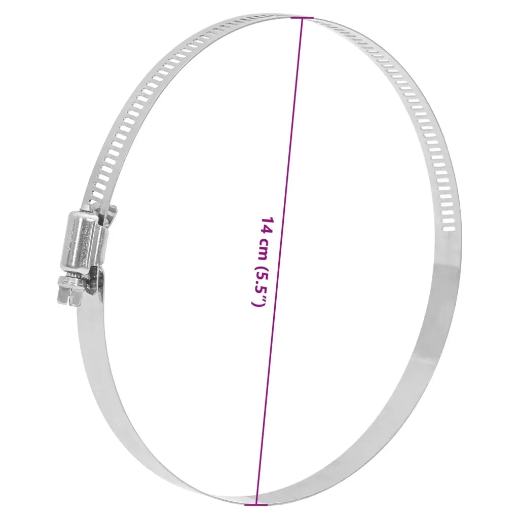 Fascette Stringitubo 6pz 91-140 mm in Acciaio Inox 304 4008074