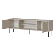 Rainerio, Mobile Porta tv un Ripiano, 4180x40x60h cm Beige
