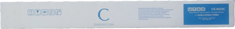 ORIGINAL Utax toner ciano CK-8533c 1T02XCCUT0 ~24000 Seiten