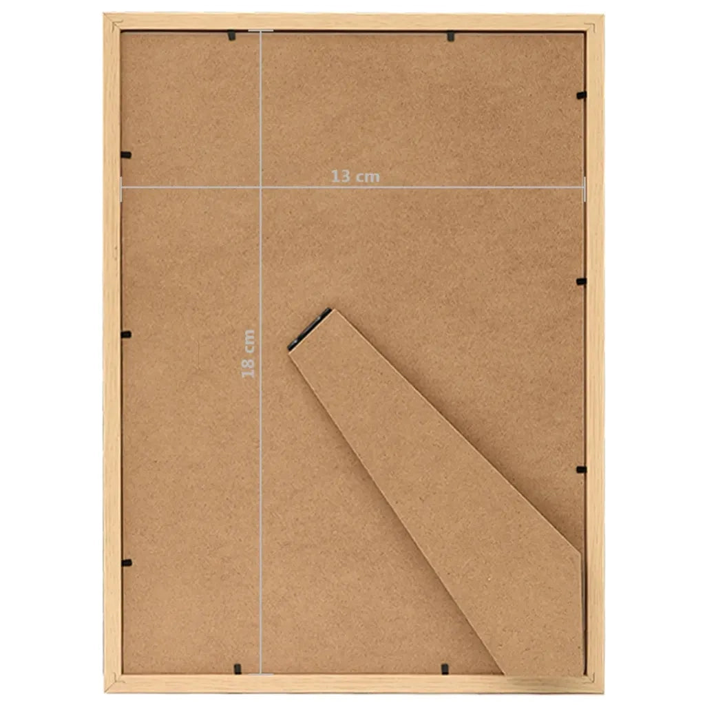 Cornici Foto Collage 5 pz per Tavolo Rovere Chiaro 13x18 cm 332620