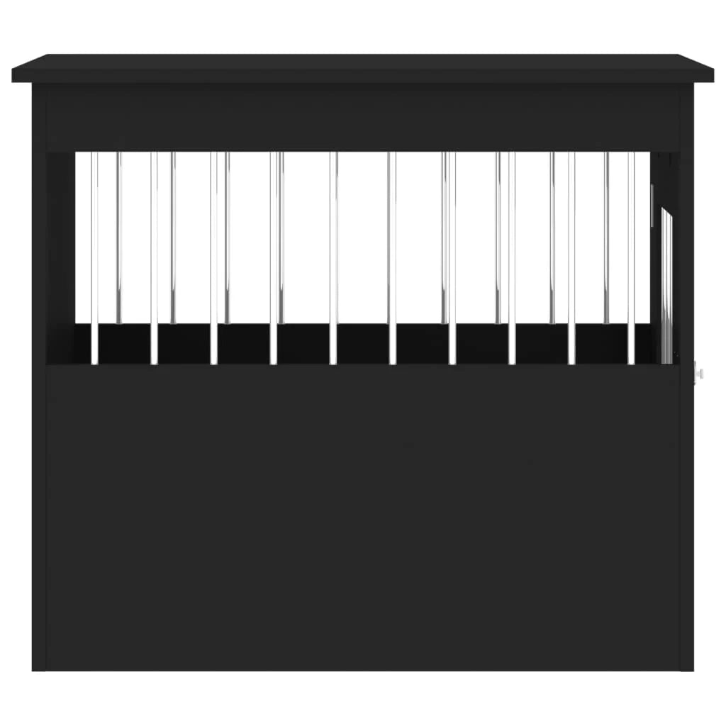 Mobile per trasportino per cani 55 x 75 x 65 cm in legno ingegnerizzato nero 02_0043357