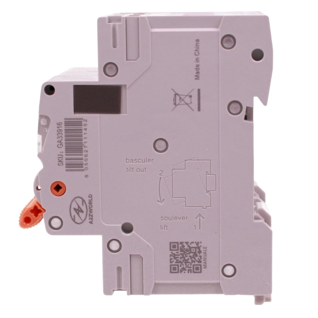 MCB Interruttore Magnetotermico Automatico Curva C 3P 3M 10000A AC 400V IP20 GYM9H, Accoppiabile Con Bobina di Sgancio GA01231 GA01232, Disponibili 16A 20A 25A 32A 40A 63A (C16A)