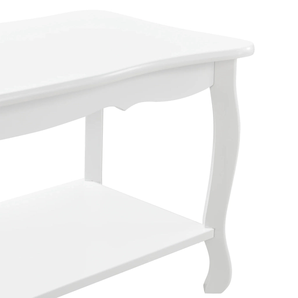 Tavolino da caffè in MDF 87,5 cm finitura abete laccato bianco 03_0004159