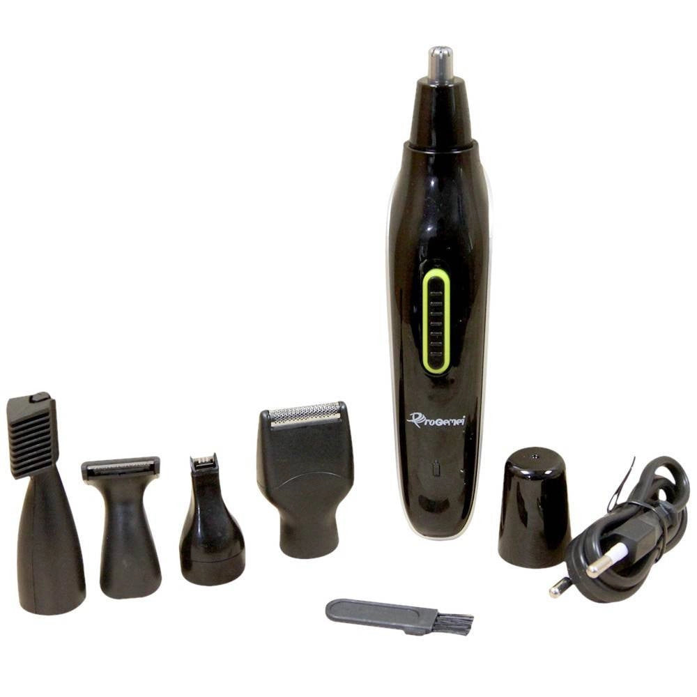 Trade Shop - Rifinitore Rasoio Elettrico 5in1 Naso Orecchio Capelli Trimmer Gm-3125 Ricaricabile -
