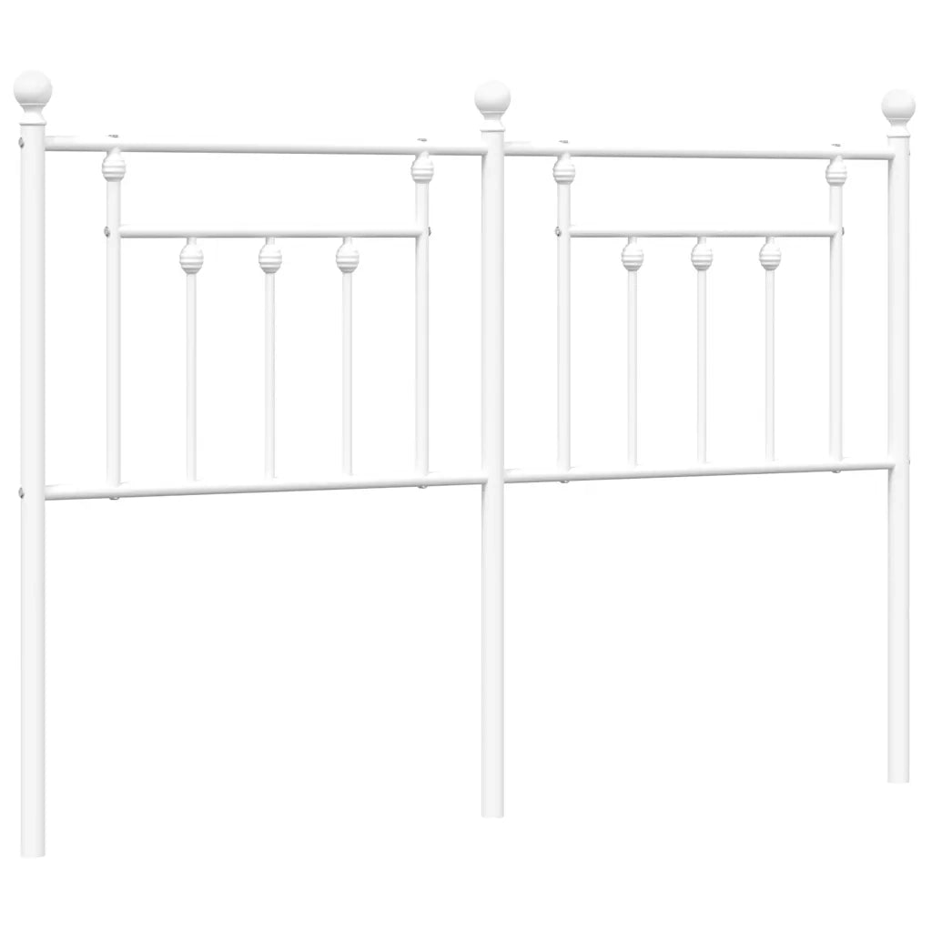 Testiera di Ricambio in Metallo Bianco 135 cm 353618
