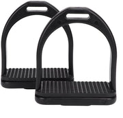 Paar di stabilizzatori per cavalli in plastica con supporto antiscivolo in gomma nera - alta resistenza - dimensioni compatte 9,6 x 9 x 4 cm