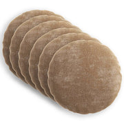 Federa 6 pz HEERLEN Marrone Ø 30 cm Tessuto Chenille 921994