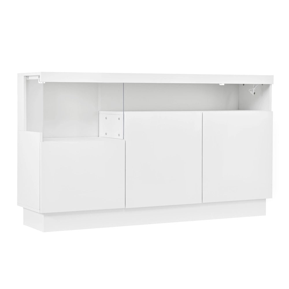 Credenza moderna ¨C Minimal ¨C Materiale truciolato, con illuminazione LED