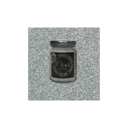GLITTER DECORATIVO 90 GRAMMI COLORE SILVER