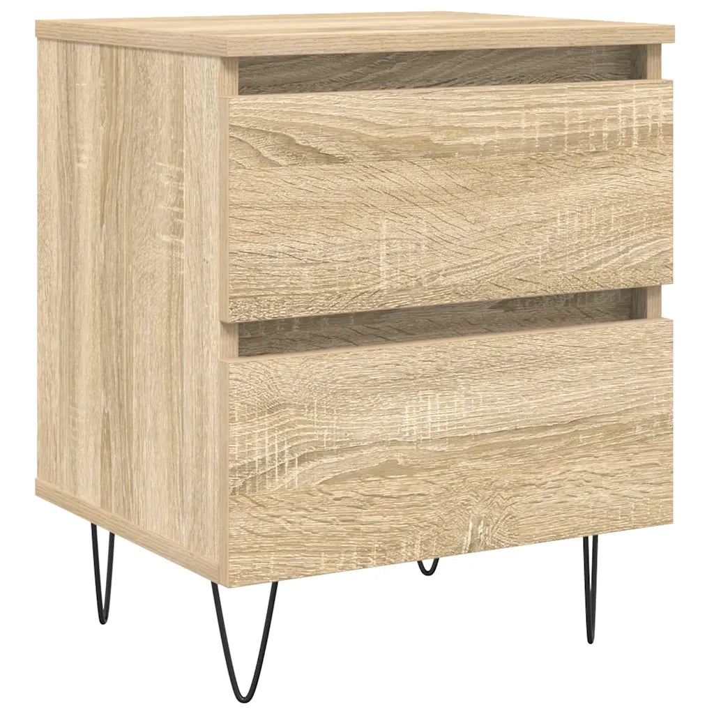 Comodino | Armadio da Notte | Mobiletto da notte Rovere Sonoma 40x35x50 cm in Legno Multistrato