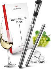 Wijnkoelstaaf, prima classe raffreddamento, alta qualità wijnkoelstaaf in acciaio inossidabile 100%, contiene tappo di servizio pratico, altrettanto in acciaio inossidabile 100% + stopper di chiusura.