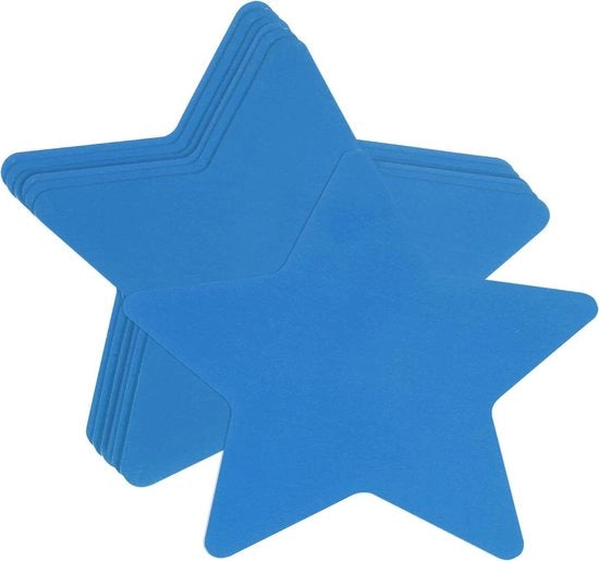100 pezzi di sterilli per isolamento 9x9 cm - carte per DIY - tema blu - materiali per ricamo