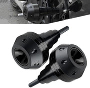 Sistema di Protezione per Motocicletta - Struttura in Lega di Alluminio e Acciaio Inossidabile - Compatibile con Yamaha R25/R3/MT03/MT07/FZ07 - Nero/Blu - Costruzione affidabile
