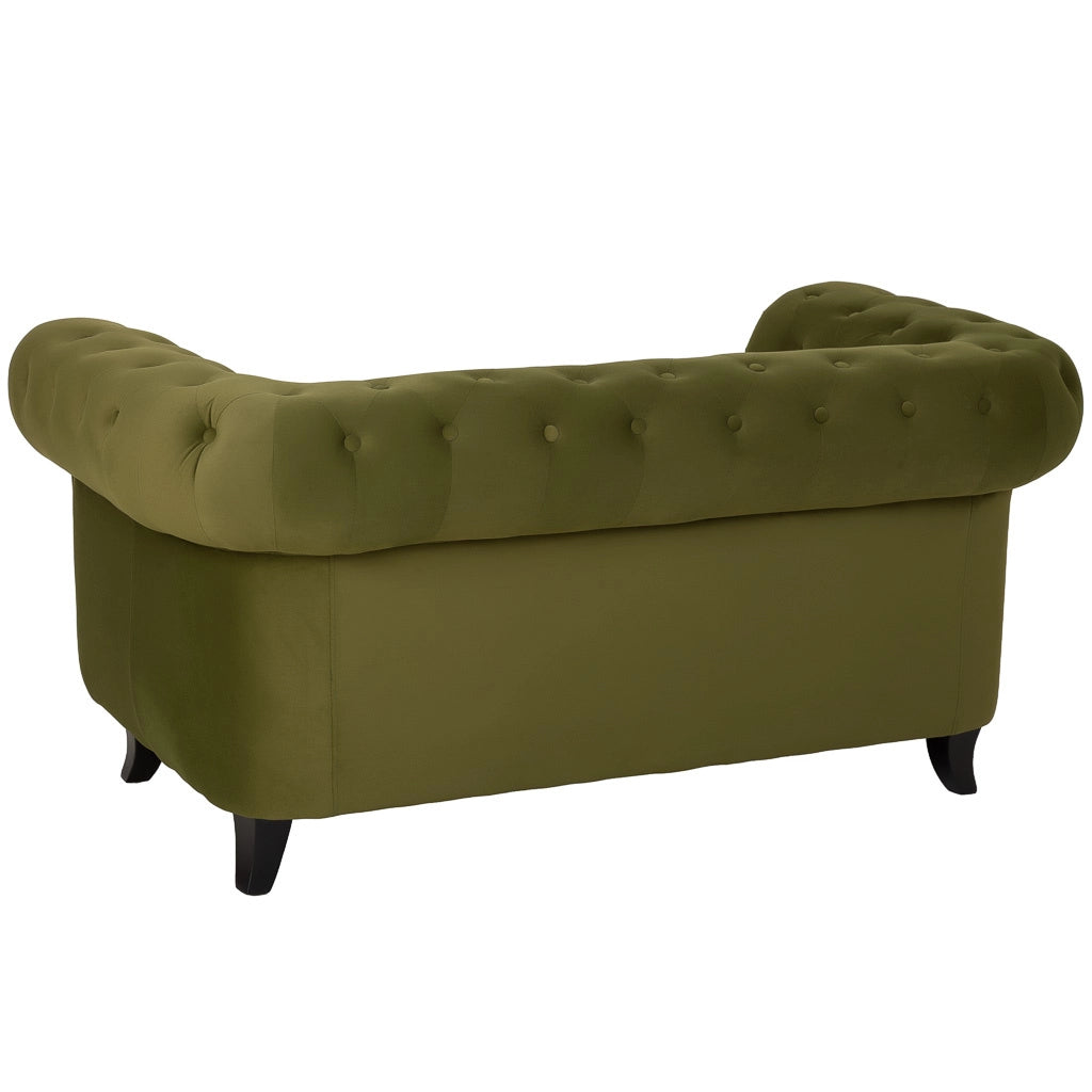 Divano verde 160x82x76h cm