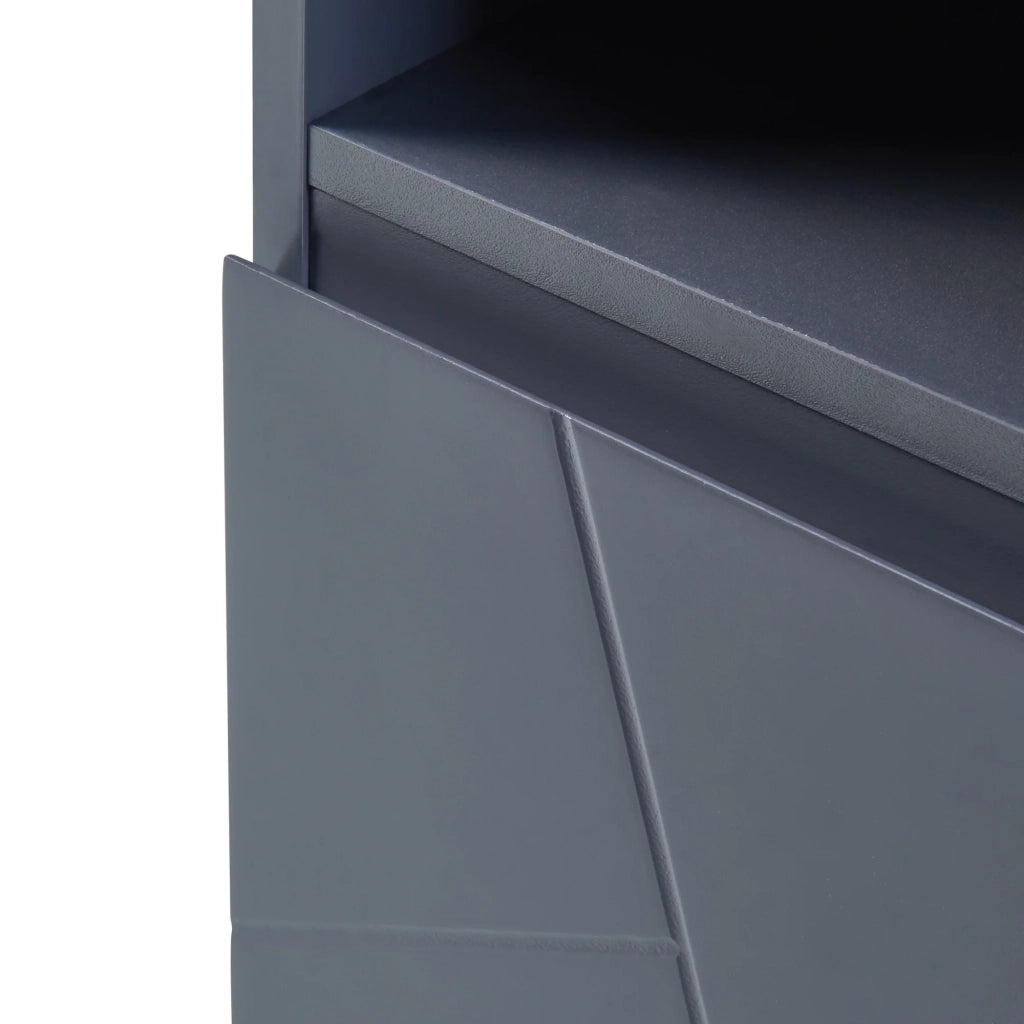 Mobiletto/scaffale per bagno grigio 86 x 30 x 30 cm 03_0008884