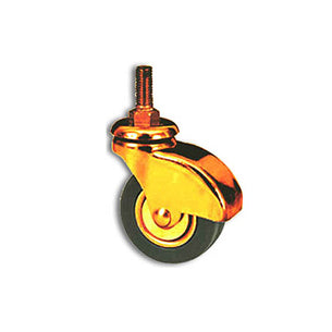 Ruota piroettante in plastica Ã˜ 40 mm. con perno