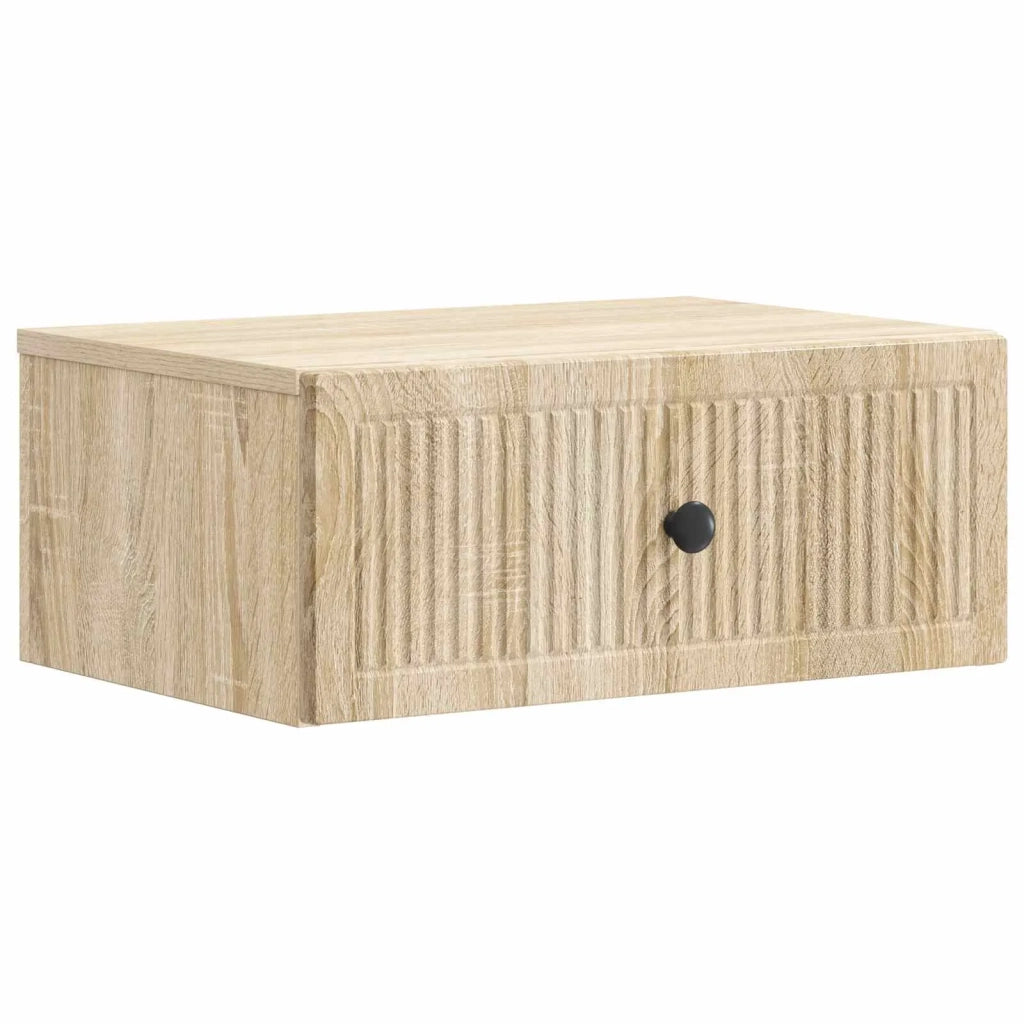 Armadio da Notte con cassetto Rovere Sonoma 49 x 34,5 x 20 cm 897939