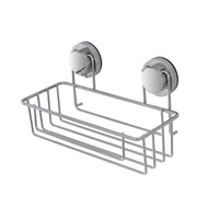 Mensola Angolare Doccia con Ventosa 1 Ripiano Cestello Dinamik