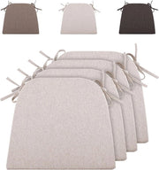 Cuscino per esterno - 4 pezzi - beige - 43 x 41 cm