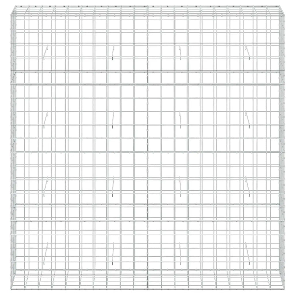 Gabione con filo da 5 mm e rete 10x10 cm 200x50x200 cm 3465262