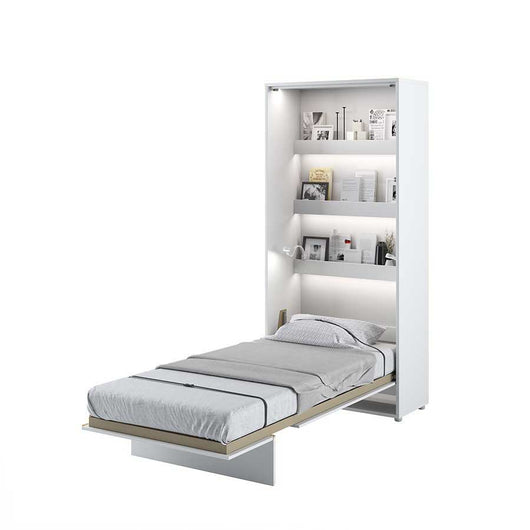 Lenart Bad concept letto da parete verticale cm101x46-228x217H Bianco Opaco