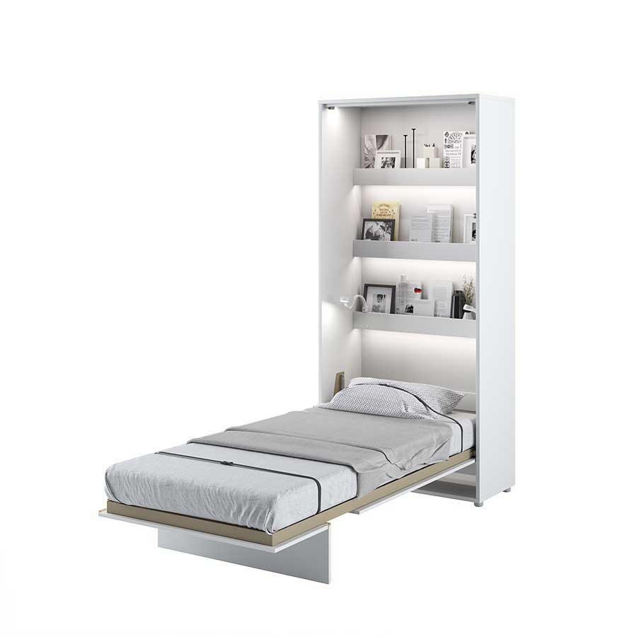 Lenart Bad concept letto da parete verticale cm101x46-228x217H Bianco Opaco