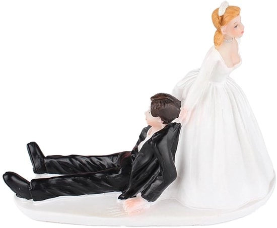 Taarttopper per Matrimonio - Figurine per Torte - Decorazione per Torte - Regalo per Matrimonio - Materiale Poliester - Dimensioni ca. 10 cm
