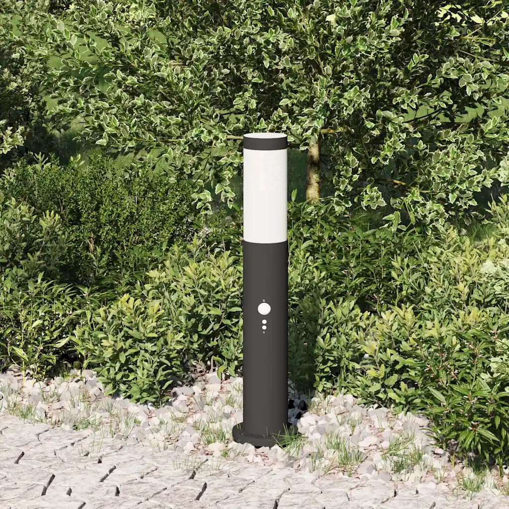 Lampada a paletto con sensore 50 cm Acciaio Inox IP44 4006029